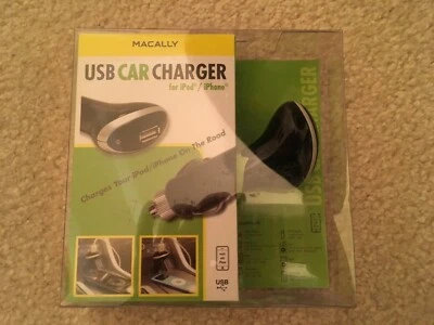 BRAND NEW IN BOX Macally USB Car Charger for iPod/iPhone USBCIG2 - Image 1 of 4