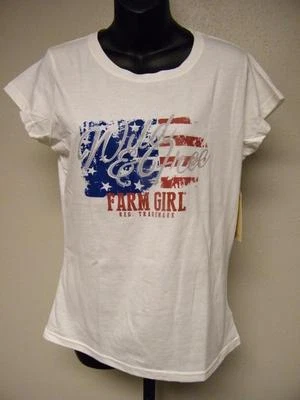 NUEVA-defecto menor-camisa pequeña Farm Girl salvaje y libre para mujer talla S Foto 1 de 4