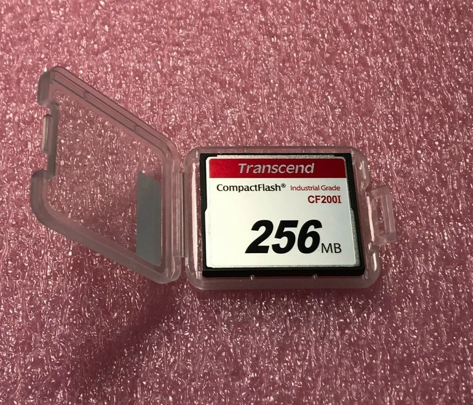 TS256MCF200i Transcend 256MB CompactFlash Industrial CF Memory Card CF200i - Image 1 of 1