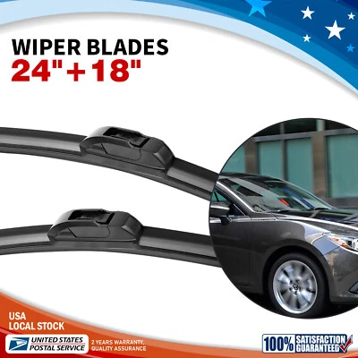 JUEGO LIMPIAPARABRISAS DELANTERO 24"&18" NUEVO para Nissan Frontier 2005-2018 Foto 1 de 4