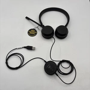 Jabra Evolve 20 UC Professional Wired USB Stereo Headset - Model HSC016 NEW - Picture 1 of 5