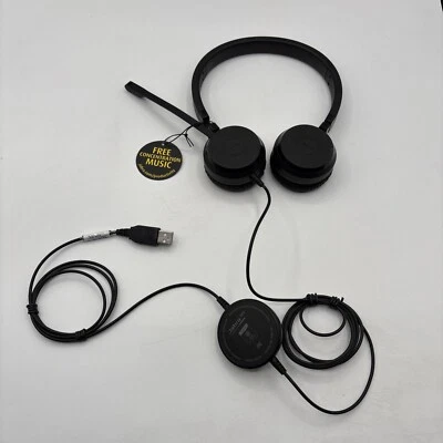 Jabra Evolve 20 UC Professional Wired USB Stereo Headset - Model HSC016 NEW - Image 1 of 4
