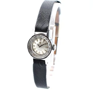 OMEGA Tuller Doble Nombre Corte Cristal Cuarzo Reloj Auténtico Batería Nueva,... - Imagen 1 de 13