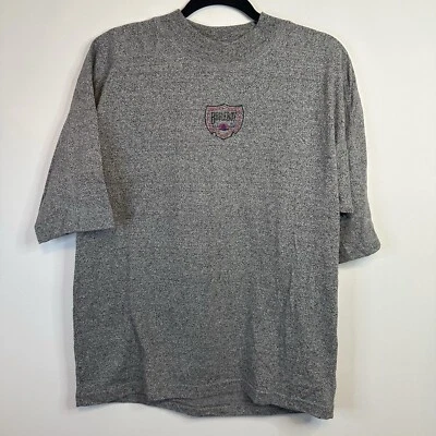 Camiseta De Colección Bugle Boy Para Hombre Grande Gris Jaspeado Logo Bordado Años 90 Y2K EE. UU. Foto 1 de 4