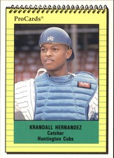 1991 Huntington Cubs ProCards #3337 Krandall Hernandez