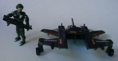 CORPS Special Action Squad JET PATROL & Lanard CORPS JUSTIN CASE Figure Weapon - Image 1 of 4