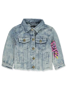 Girlshearts Baby Girls' Tiger Denim Jacket - Picture 1 of 4