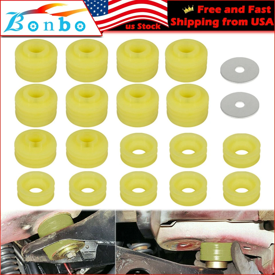 Buje de montaje de cabina de carrocería KF04050BK para Ford F250 F350 Super Duty 1998-2018 2/4x4 Foto 1 de 4