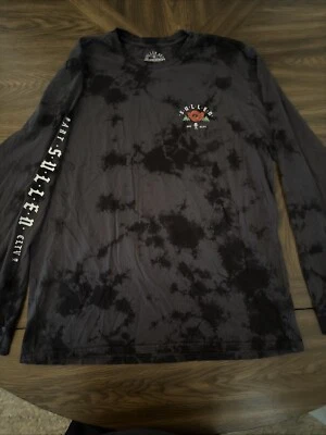 Camiseta de manga larga Sullen Art Collective Premium Tie Dye negra y gris para hombre Foto 1 de 4
