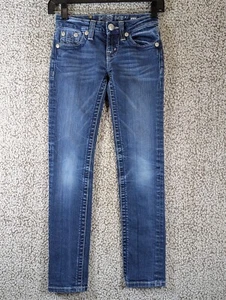 Miss Me Girls Jeans Size 10 Skinny Stretch Classic Medium Wash Embroidered - Picture 1 of 17