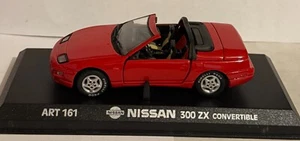 NISSAN 300ZX open convertible RED w/ two tone interior 1:43 diecast MINT in Case - Picture 1 of 6