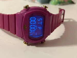 NEW BATTERY Adidas ADH1891 Candy Hot Pink And Gold Digital Watch Sport Quartz - Picture 1 of 9