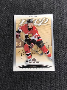 2003-04 UPPER DECK MVP TODD WHITE SILVER SCRIPT PARALLEL #ed 134/150