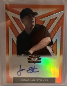 2020 Leaf Valiant Jonathan Stiever White Sox Orange Auto 29/75 - Picture 1 of 2