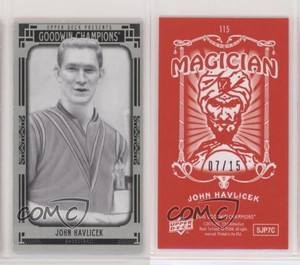 2015 Goodwin Champions Leather Minis Magician Back /15 John Havlicek #115 HOF