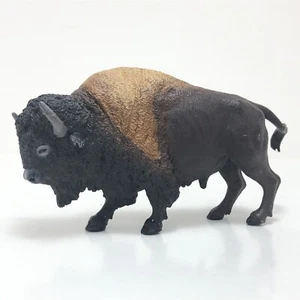 Safari Ltd 5” BISON figure 2007 Dark Black Rare Model Figurine Toy Collectible - Picture 1 of 10