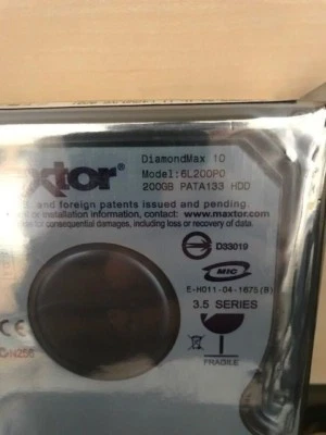 *New* Maxtor DiamondMax (6L200P0) 200GB, 7200RPM, 3.5" IDE Internal Hard Drive - Image 1 of 4