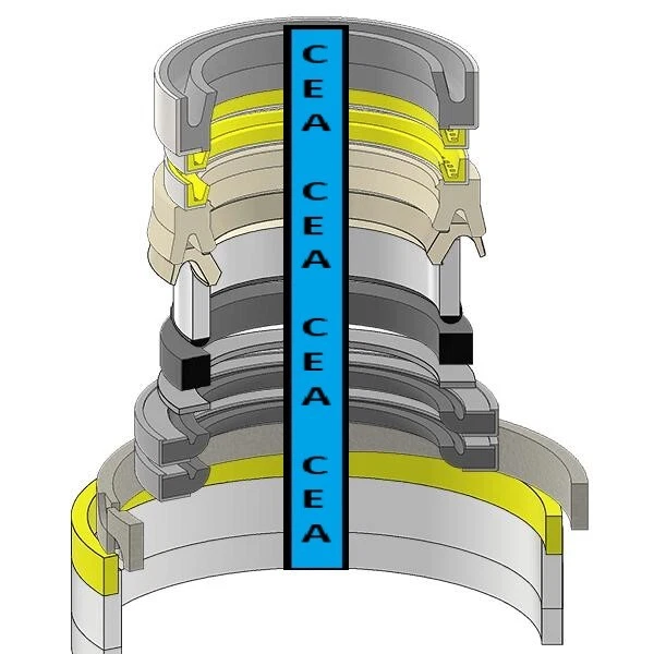 87428633 Kit de sello de cilindro de elevación de retroexcavadora para New Holland B95 LB75 LB75B Foto 1 de 1