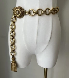 RARE Vintage Butler Wilson Chain Belt with Tassel 1980’s - Picture 1 of 7