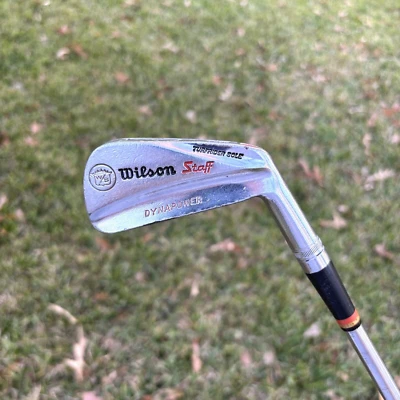Wilson Staff Dynapower Single 2 Iron 1963 - Empuñadura de cuero original - Flexión regular Foto 1 de 4