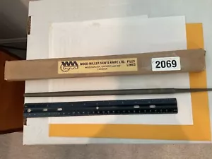 New Wood-Miller 12" Smooth Round File - Picture 1 of 4