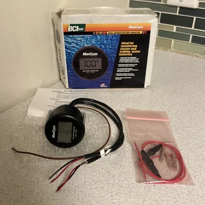Marcum Technogies Dual Source BATTERY MONITOR BCI300 - Brand New Open Box - Image 1 of 4