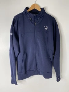 Chaqueta Maserati of San Diego Para Hombre Talla Grande Azul Mangas Largas Cremallera Expedición - Imagen 1 de 8