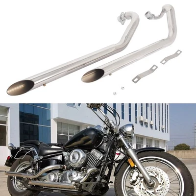 Exhaust Muffler Pipe Silencer for Yamaha V Star 650 XVS650 XVS650A Classic - Изображение 1 из 4