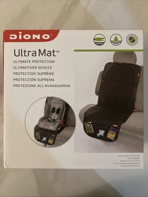 Diono Ultra Mat® Car Seat Protector in Black.  - Image 1 of 4