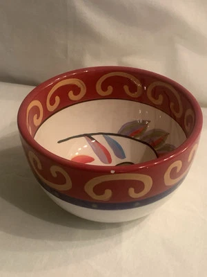 Better Homes Gardens Mediterranean Swirl Home Interiors Soup Salad Cereal Bowl - Image 1 of 4