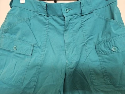 Pantalones Cortos De Carga De Colección NOS OMBAC Bordados Sportif ESPA Plus 7 Bolsillos, Azul-Verde  Foto 1 de 4