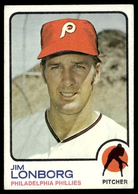 1973 年 Topps Jim Lonborg EX 套装 Break #3 — 第 1/2 张图片