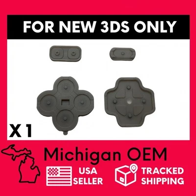 Replacement New Nintendo 3DS Conductive Rubber Pad Set – One Set - Image 1 of 2
