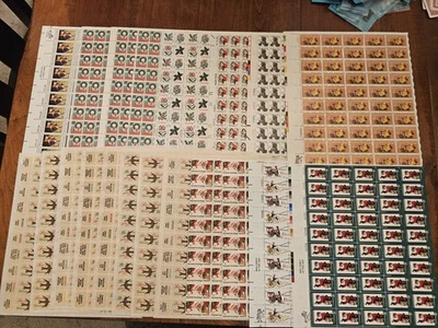 40 - U.S. Christmas Stamp Sheets MNH- 4 Cent - 20 Cent - Image 1 of 3