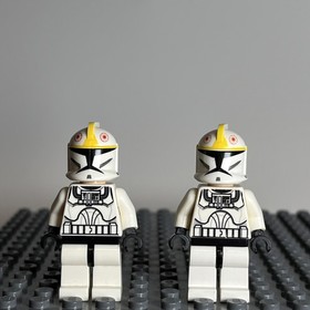 LEGO Star Wars Phase 1 Clone Pilot Minifigure sw0191 8019 10195 7674 Lot 2X - 1B