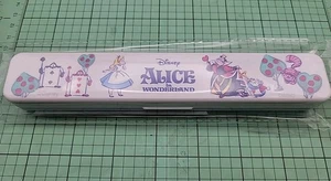 Daiso Brand: Disney "Alice" Spoon & Chopsticks Travel Set - New & Free Shipping - Picture 1 of 8
