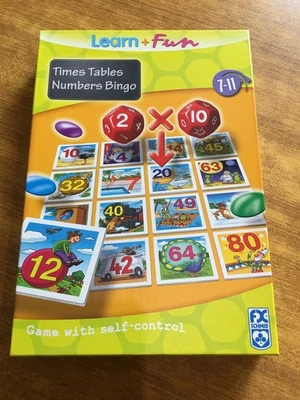 TIMES TABLES NUMBER BINGO kids - with games ideas booklet - Image 1 of 3