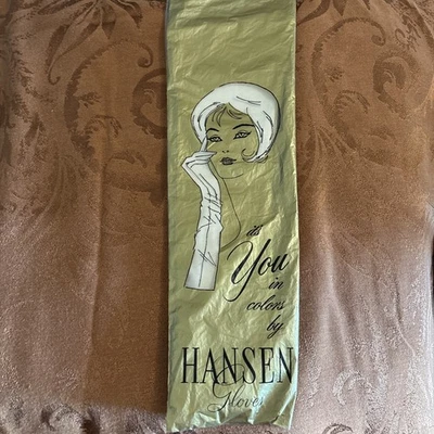 Guantes de cóctel Hansen vintage para mujer talla 7, color marfil excelente estado Foto 1 de 4