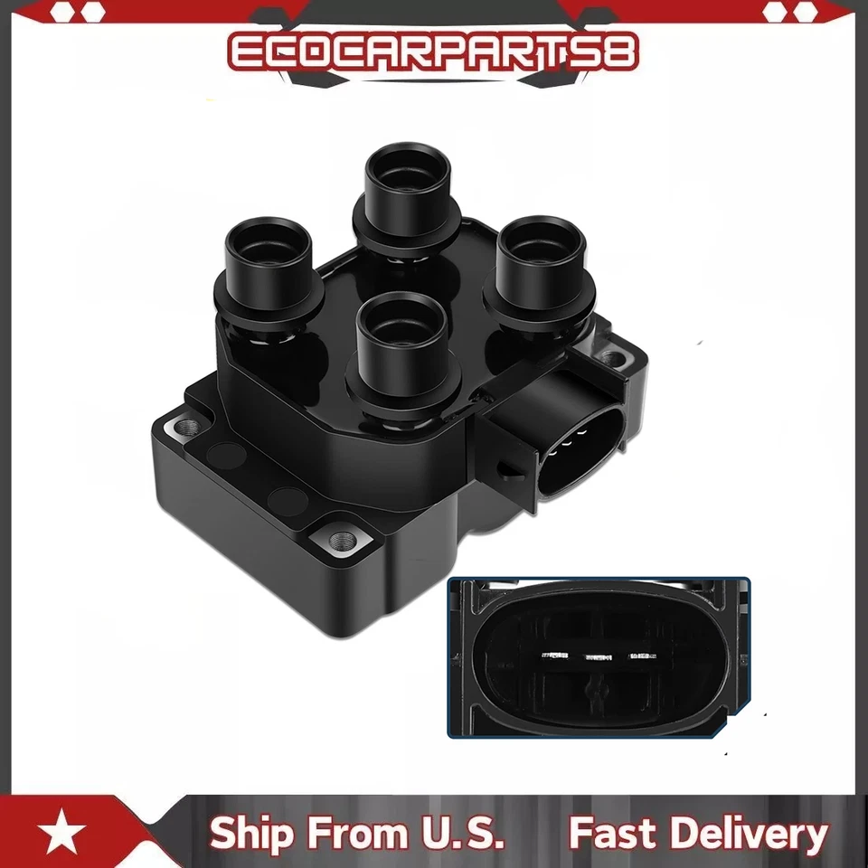 ECCPP Ignition Coil For 1997-1999 Ford F-150 4.6L V8 96-98 Ford Mustang 4.6L V8 - Image 1 of 1