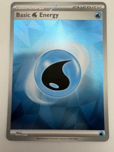 Carta Pokemon TCG Evoluzioni Prismatiche Holo SVE Energia Base Acqua - Foto 1 di 1