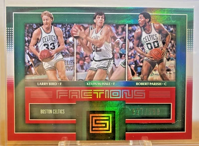 Larry Bird, Kevin McHale, Robert Parish 2017-18 Status Factions Red /299 CELTICS - Image 1 of 2