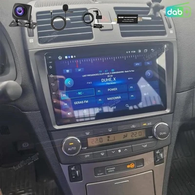 2G+64G Autoradio Für Toyota Avensis T27 2008-2015 Carplay Android15 GPS DAB+ Kam - Bild 1 von 4