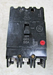 💥GE GENERAL ELECTRIC 50 AMP BOLT ON CIRCUIT BREAKER 3P 480/277 VAC TEY350 - Picture 1 of 8