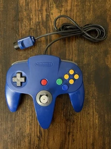 Nintendo 64 OEM Blau Controller NUS-005 Original Getestet & Funktioniert Neu Joystick - Bild 1 von 4