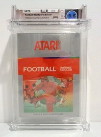 Football RealSports Soccer 1988 Atari 2600 NEW SEALED GRADED WATA 8.5 SEAL "A"