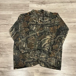 Cabela’s RealTree Camo Shirt Men’s XL Long Sleeve Hunting Outdoor Brown Cotton - Picture 1 of 8