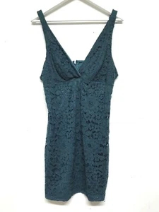 Topshop Limited Edition jägergrünes Spitzenkleid Gr. 12 US (68 $) neu mit Etikett - Bild 1 von 7