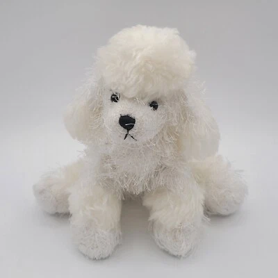 Ganz Webkinz Poodle Plush White Puppy Dog Stuffed Animal Toy 7" Beans No Code - Image 1 of 4