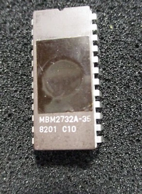 Fujitsu 350ns NMOS UV Erasable 32K-Bit Programmable Static 24P EPROM MBM2732A-35 - Image 1 of 2