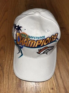 Denver Broncos 1998 AFC CHAMPIONS Umkleideraum Strapback Mütze - WEISS - Bild 1 von 7